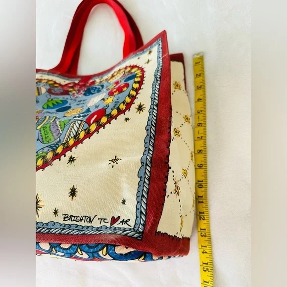 Brighton Holiday Canvas Tote Bag - Picture 2 of 8